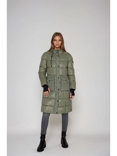 Steve Madden Płaszcz zimowy w kolorze zielonym rozmiar: XL. Zielone płaszcze damskie Steve Madden, na zimę, xl, bez wzorów, z puchu. Za 234.94 zł.