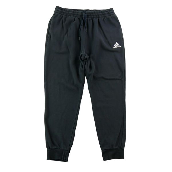 Second life - Spodnie dresowe męskie o kroju zwężanym z polaru - Stan dobry. Czarne spodnie sportowe męskie Adidas, z dresówki. Za 107.36 zł.