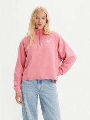 Levi´s Bluza w kolorze jasnoróżowym rozmiar: L. Różowe bluzy bez kaptura damskie l, z bawełny. Za 105.38 zł.