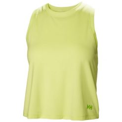 Damski tank top Helly Hansen Ocean Cropped. Żółte topy damskie Helly Hansen, bez wzorów, bez kołnierzyka. Za 189.50 zł.