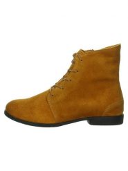 Think! Skórzane botki w kolorze żółtym rozmiar: 42. Żółte botki damskie Think!, bez obcasa, bez zapięcia. Za 523.95 zł.