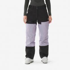 Second Life - Spodnie narciarskie i snowboardowe damskie... - Stan Doskonały. Czarne spodnie materiałowe damskie WED'ZE, bez wzorów, z materiału. Za 179.00 zł.