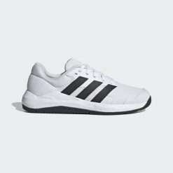 Buty fitness damskie ADIDAS Dropset. Białe obuwie treningowe damskie Adidas, na fitness i siłownię. Za 289.99 zł.