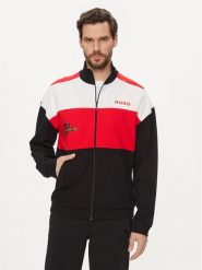 Hugo Bluza Race 50510468 Czarny Relaxed Fit. Czarne bluzy bez kaptura męskie Hugo, m, z bawełny. Za 519.99 zł.