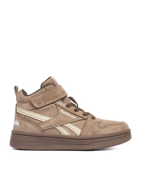 Reebok Sneakersy CEO-115L Khaki. Brązowe buty sportowe dziewczęce Reebok, bez wzorów, ze skóry, bez zapięcia. Za 169.99 zł.