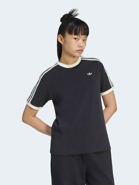 Adidas Koszulka w kolorze czarnym rozmiar: M. Czarne bluzki damskie Adidas, m, bez wzorów, bez kołnierzyka. Za 119.95 zł.