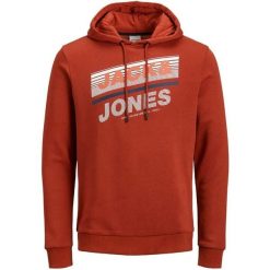 Jack & Jones M Męska bluza z kapturem - Miękka bawełna, Casual Fit. Fioletowe bluzy z kapturem męskie Jack&Jones, m, z bawełny. Za 229.99 zł.