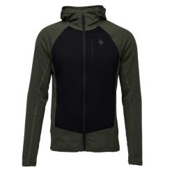 Kurtka z dresu Black Diamond Coefficient LT Hybrid. Zielone kurtki męskie Black Diamond, l, bez wzorów, z dresówki, bez kaptura. Za 659.65 zł.