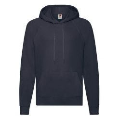 Lekka Męska Bluza Z Kapturem. Niebieskie bluzy z kapturem męskie Fruit of the Loom, m. Za 74.99 zł.