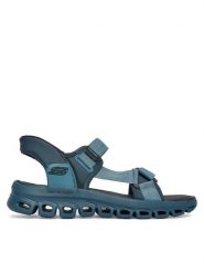 Skechers Sandały Glide Step Sandal 233382/BLU Granatowy. Niebieskie sandały męskie Skechers, z materiału, bez zapięcia. Za 319.99 zł.