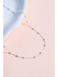 Lodie Silver Srebrny naszyjnik z cyrkoniami - dł. 43 cm rozmiar: onesize. Szare naszyjniki damskie Lodie Silver, srebrne. Za 140.86 zł.