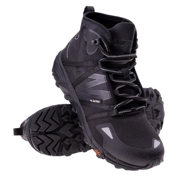 Buty Górskie Męskie VLite Shift I. Czarne buty trekkingowe męskie Hi-tec, z gumy, bez zapięcia, trekkingowe. Za 224.00 zł.
