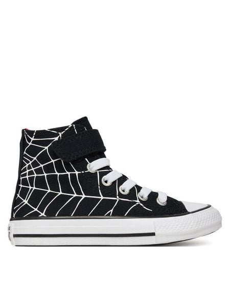 Converse Trampki Chuck Taylor All Star 1V A13182C Czarny. Czarne trampki i tenisówki chłopięce Converse, bez wzorów, z materiału, retro, bez zapięcia. Za 179.99 zł.