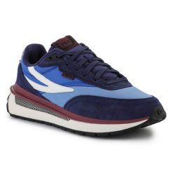 Buty Fila Reggio M FFM0196-53140 niebieskie. Niebieskie buty sportowe na co dzień męskie z gumy, bez zapięcia. Za 626.79 zł.