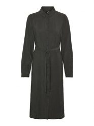 Vero Moda Sukienka w kolorze khaki rozmiar: XS. Brązowe sukienki damskie Vero Moda, na co dzień, s, bez wzorów, z tkaniny, bez kołnierzyka, bez ramiączek, maxi, proste. Za 70.08 zł.