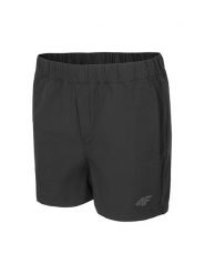 4F Szorty funkcyjne w kolorze czarnym rozmiar: S. Czarne spodenki sportowe damskie 4f, s, z materiału, outdoorowe. Za 37.30 zł.