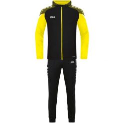 Dres z kapturem Jako Performance. Czarne spodnie dresowe damskie Jako, bez wzorów, z dresówki. W wyprzedaży za 316.25 zł.