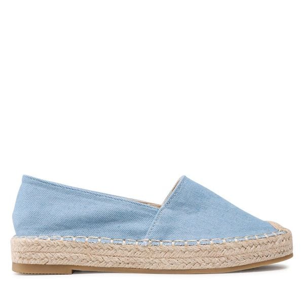 Espadryle Jenny Fairy. Niebieskie espadryle damskie Jenny Fairy, bez wzorów, bez obcasa. Za 99.99 zł.