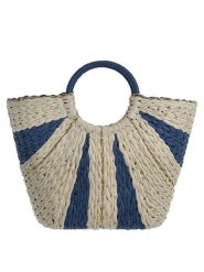 BLE Torebka w kolorze granatowo-jasnoróżowym - 31 x 30 x 14,5 cm rozmiar: onesize. Brązowe torebki klasyczne damskie BLE, bez wzorów, z materiału, bez dodatków. Za 87.81 zł.