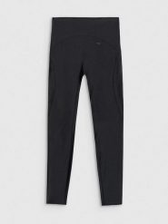 4F Legginsy sportowe w kolorze czarnym rozmiar: M. Czarne legginsy damskie 4f, m, bez wzorów, z materiału. Za 72.95 zł.