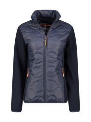 Canadian Peak Kurtka polarowa "Tahitieak" w kolorze granatowym rozmiar: S. Niebieskie kurtki damskie Canadian Peak, s, z aplikacjami, z materiału, bez kaptura. Za 139.87 zł.