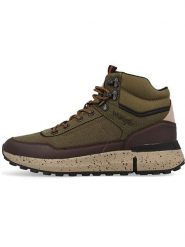 Wrangler Botki "Memphis" w kolorze khaki rozmiar: 45. Brązowe buty zimowe męskie Wrangler, bez zapięcia. Za 240.43 zł.