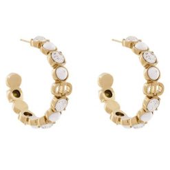 Kolczyki TWINSET. Żółte kolczyki damskie Twinset, złote. Za 389.99 zł.