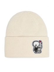 KARL LAGERFELD Czapka B4W33041 Kremowy. Białe czapki zimowe damskie Karl Lagerfeld, z poliesteru. Za 299.99 zł.
