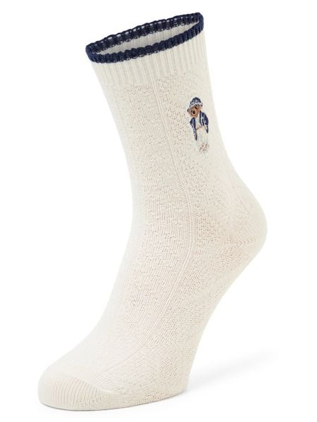 Polo Ralph Lauren Skarpety Kobiety Bawełna biały, ONE SIZE. Białe skarpetki damskie Polo Ralph Lauren, bez wzorów, z bawełny. Za 149.95 zł.