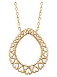 L'Atélier Précieux Pozłacany naszyjnik z elementem ozdobnym - dł. 45 cm rozmiar: onesize. Żółte naszyjniki damskie L'Atélier Précieux, pozłacane. Za 173.99 zł.