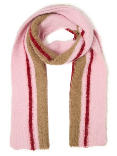 Samsøe Samsøe Szalik z alpaki Kobiety Wełna różowy, ONE SIZE. Czerwone szaliki i kominy damskie Samsoe & Samsoe, bez wzorów, z wełny. Za 599.95 zł.