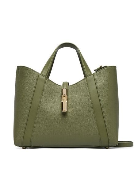 Furla Torebka Goccia S WB01789 BX3353 KH 4555S Zielony. Zielone torebki klasyczne damskie Furla, bez wzorów, ze skóry, bez dodatków. Za 1,269.00 zł.