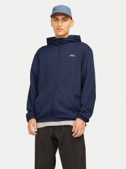 Jack & Jones Bluza Basic 12261373 Granatowy Regular Fit. Niebieskie bluzy bez kaptura męskie Jack & Jones, m, z syntetyku. Za 99.99 zł.