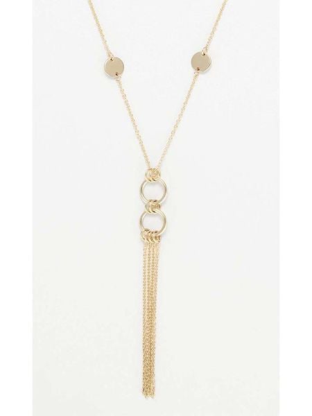 OR ÉCLAT Złoty naszyjnik "Heer" z zawieszką rozmiar: onesize. Żółte naszyjniki damskie Or Éclat, złote. Za 1,261.99 zł.