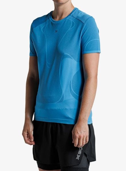 Koszulka do biegania damska X-Bionic Xceed Run Perform Shirt. Niebieskie t-shirty damskie X BIONIC, l, bez wzorów, z materiału, bez kołnierzyka. Za 412.49 zł.