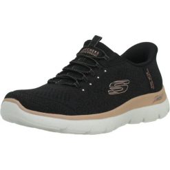 Buty SKECHERS SLIP - INS ARCH FIT SUMMITS SOFT Czarny. Czarne obuwie treningowe damskie Skechers, na fitness i siłownię. Za 392.99 zł.