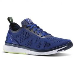 Buty do biegania męskie Reebok Print Smooth Clip U niebieskie. Niebieskie obuwie do biegania damskie Reebok, reebok print. Za 419.45 zł.