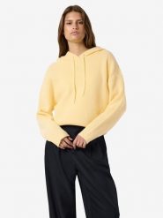 Noisy may Bluza w kolorze żółtym rozmiar: L. Żółte bluzy z kapturem damskie Noisy may, l. Za 104.95 zł.