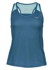 Mizuno Top funkcyjny "DryAeroFlow" w kolorze niebieskim rozmiar: S. Niebieskie topy damskie Mizuno, s, bez wzorów, bez kołnierzyka. Za 66.00 zł.