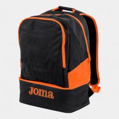 Plecak piłkarski Joma Estadio III pomarańczowy. Brązowe plecaki damskie Joma, bez wzorów. Za 89.99 zł.