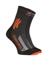 Skarpety trekkingowe X-Socks Trek Outdoor Low Cut 4.0. Brązowe skarpetki damskie X-Socks, bez wzorów, z materiału. Za 60.00 zł.