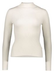 ESPRIT Sweter w kolorze białym rozmiar: M. Białe golfy damskie Esprit, m, bez wzorów, bez ramiączek. Za 92.21 zł.