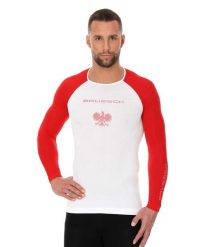 Koszulka męska z długim rękawem Brubeck 3D Husar PRO. Białe bielizna termoaktywna męska Brubeck, m, z dzianiny, bez ramiączek, do biegania. Za 124.99 zł.