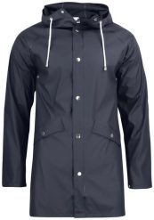 Clique Klasyczna kurtka przeciwdeszczowa wodoodporna – dark navy. Niebieskie kurtki damskie CLIQUE, xl, bez wzorów. Za 300.93 zł.