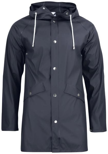 Clique Klasyczna kurtka przeciwdeszczowa wodoodporna – dark navy. Niebieskie kurtki damskie CLIQUE, xl, bez wzorów. Za 300.93 zł.