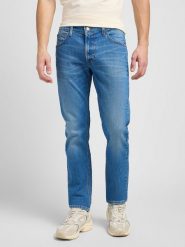 MESKIE SPODNIE LEE DAREN ZIP FLY INDIGO VINTAGE 112346324. Niebieskie spodnie materiałowe męskie Lee, bez wzorów, vintage. Za 219.99 zł.