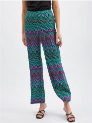 Orsay Spodnie w kolorze turkusowo-różowym rozmiar: M. Czerwone spodnie materiałowe damskie ORSAY, bez wzorów, z materiału, z podwyższonym stanem. Za 78.99 zł.