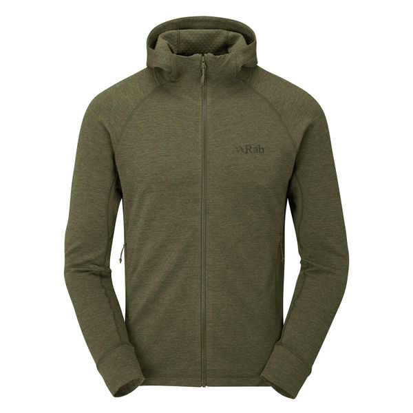 Bluza rozpinana męska Rab Nexus Hoody z kapturem. Zielone bluzy z kapturem męskie RAB, l, z materiału. Za 449.99 zł.