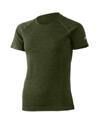 Koszulka termoaktywna merino dla kobiet ALEA. Zielone bielizna termoaktywna damska LASTING, s, bez wzorów, z materiału. Za 406.50 zł.
