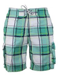 SRK Szorty kąpielowe "Clif" w kolorze biało-turkusowym rozmiar: XL. Białe szorty sportowe męskie SRK, xl, outdoorowe. Za 39.99 zł.